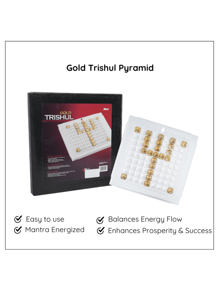 Gold Trishul